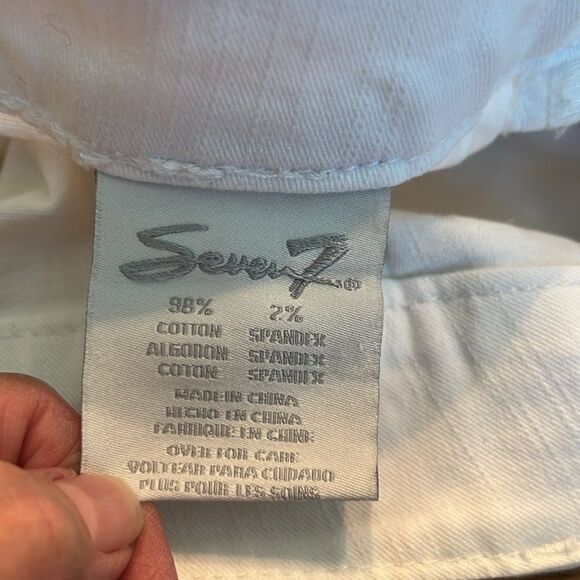 Seven7 shorts white denim 4 - Picture 9 of 10